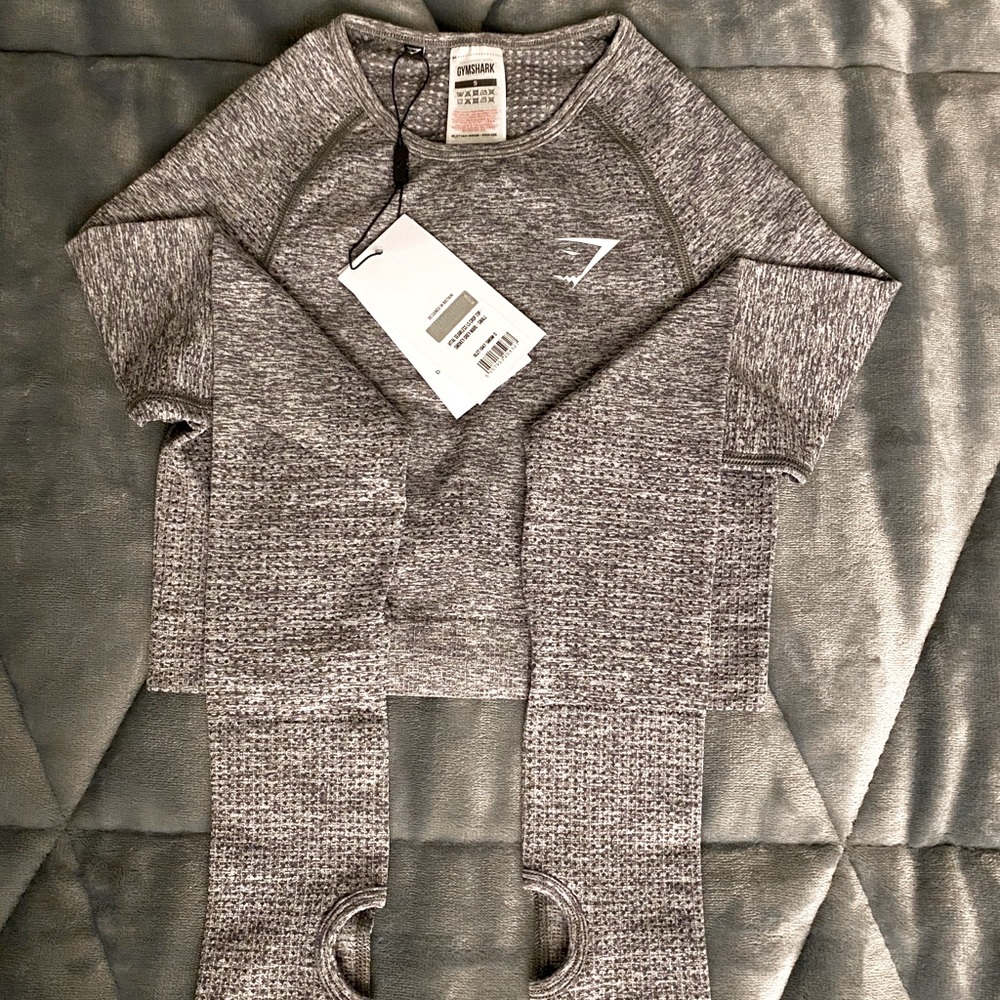 SOLD Gymshark vital seamless long sleeve crop top